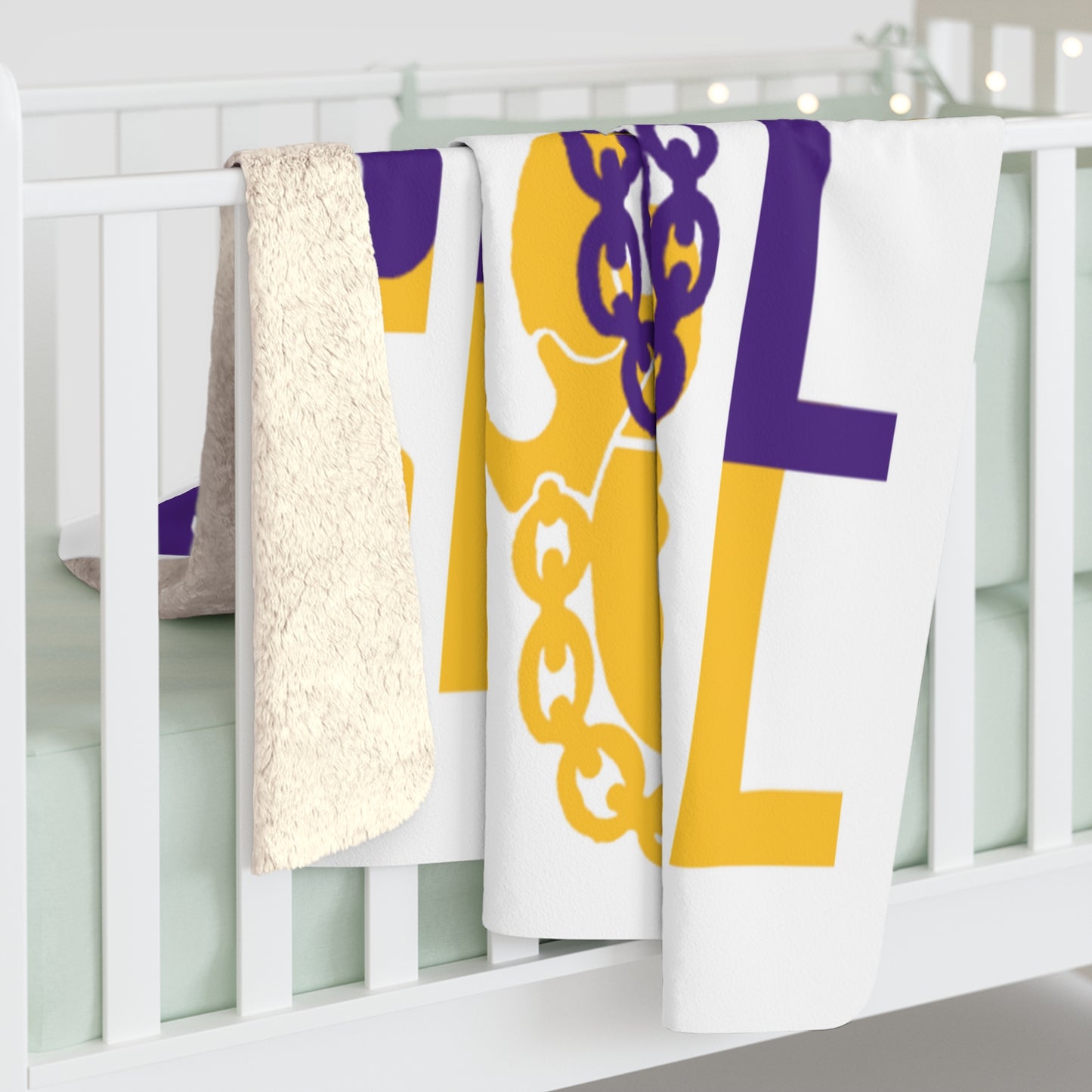 Sherpa Fleece Blanket - White - 4x