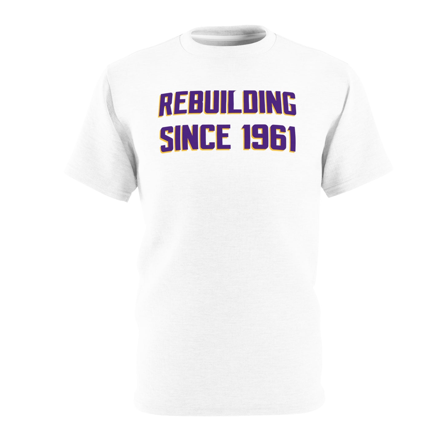 Unisex Cut & Sew Tee - White - Rebuilding Since 1961