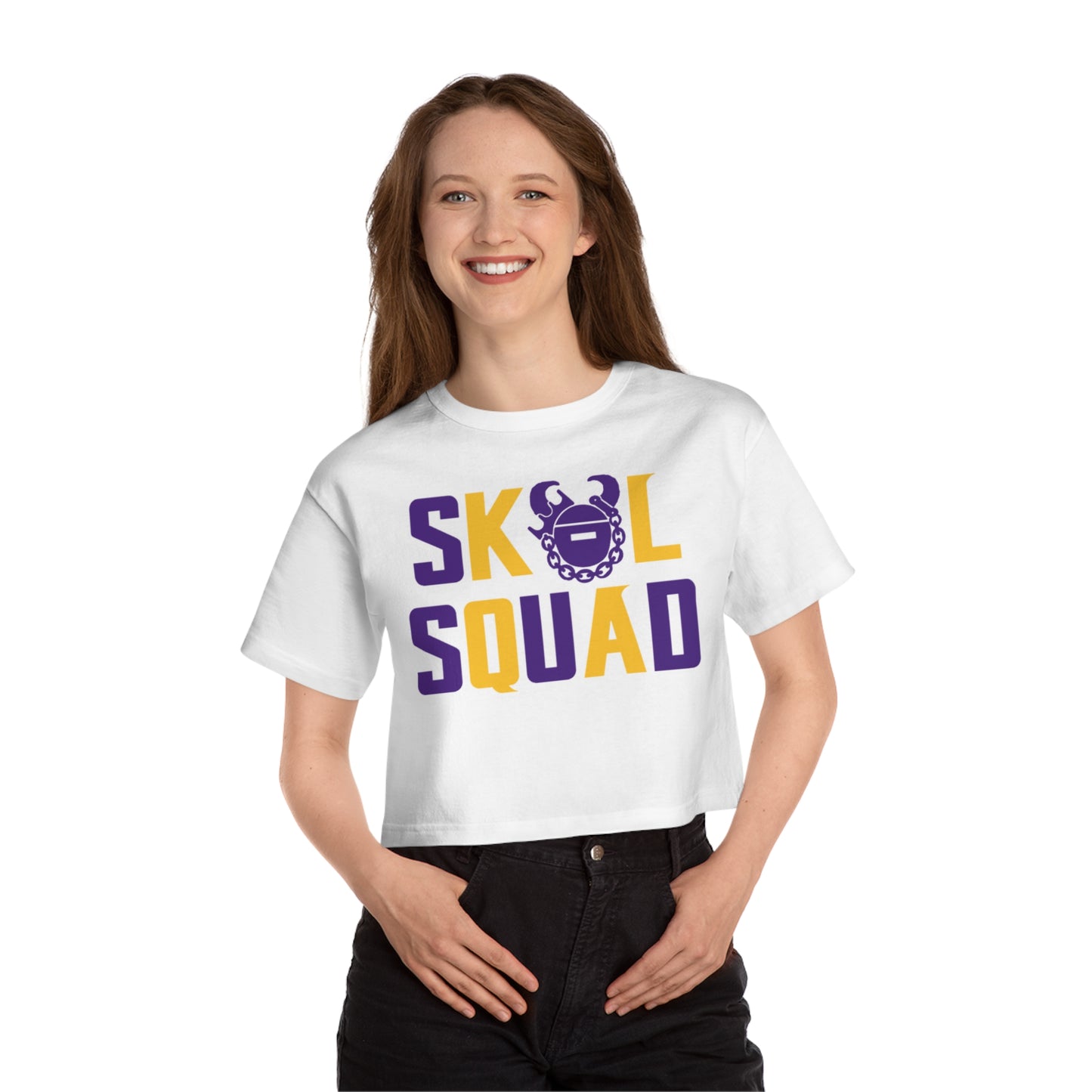 Women's Champion Heritage Cropped Top - SQUAD