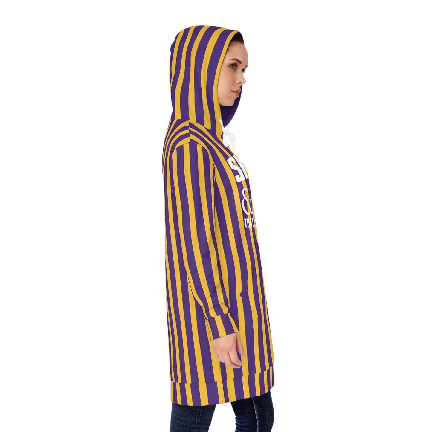 Hoodie Dress - Stripes - & BEER