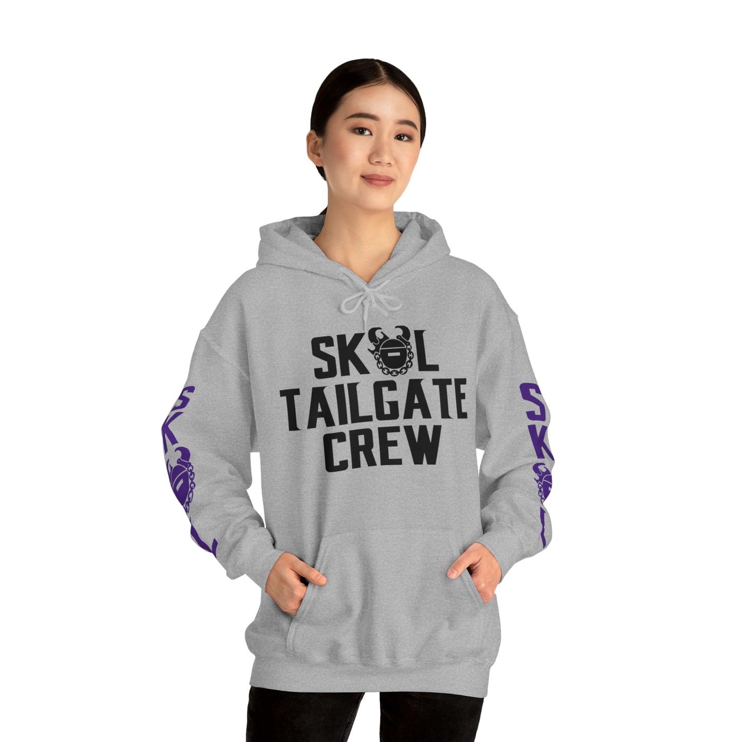 Unisex Heavy Blend™ Hooded Sweatshirt - Tailgate Crew + Original (Sleeves)