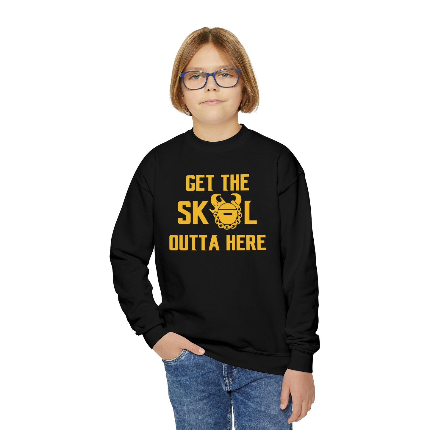 Youth Crewneck - Get OUTTA Here