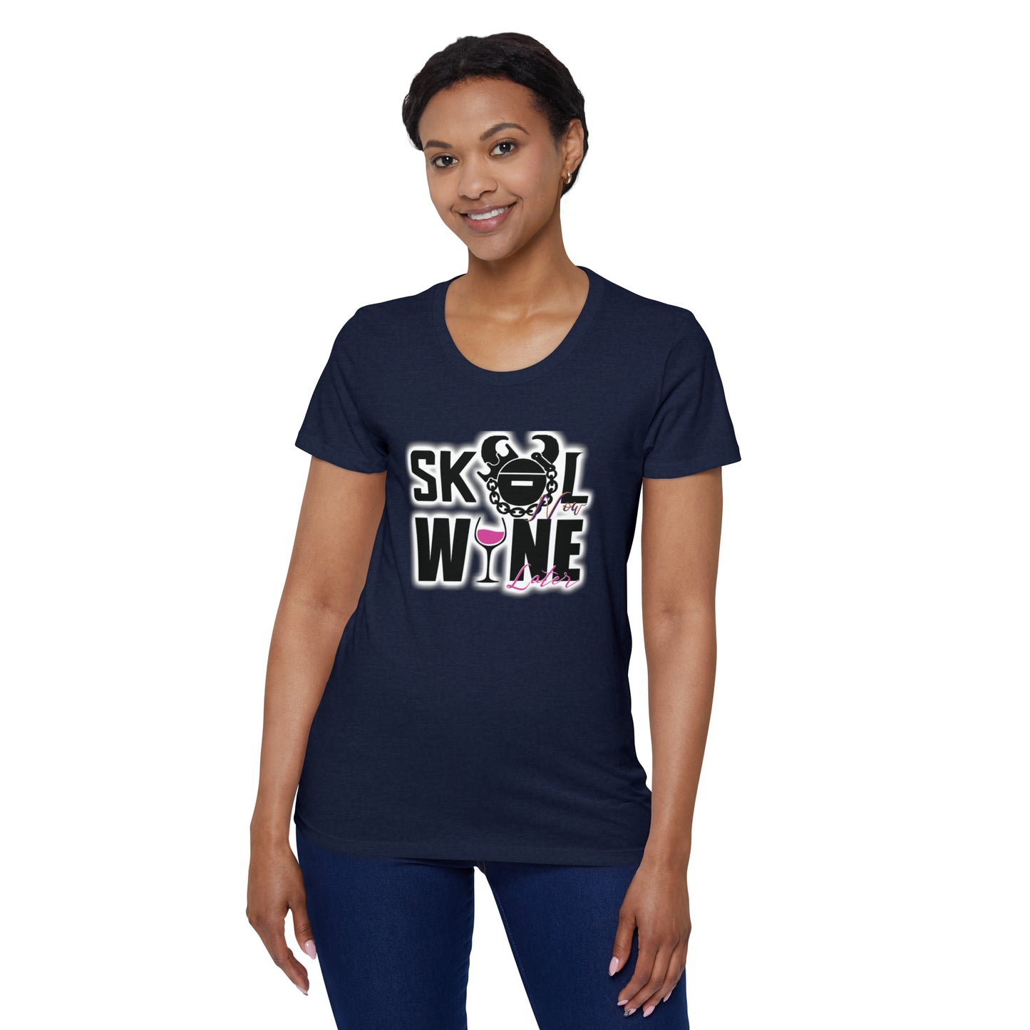 Women's Organic T - WINE later