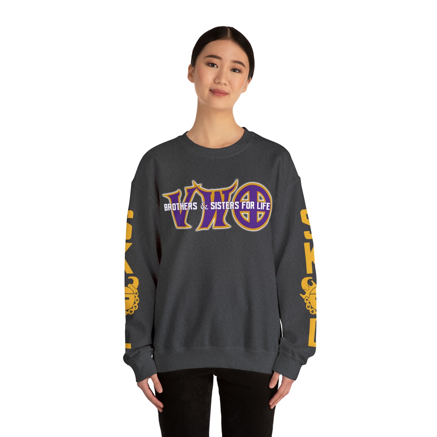 Unisex Heavy Blend™ Crewneck - VWO Brothers & Sisters + The Original (Sleeves)