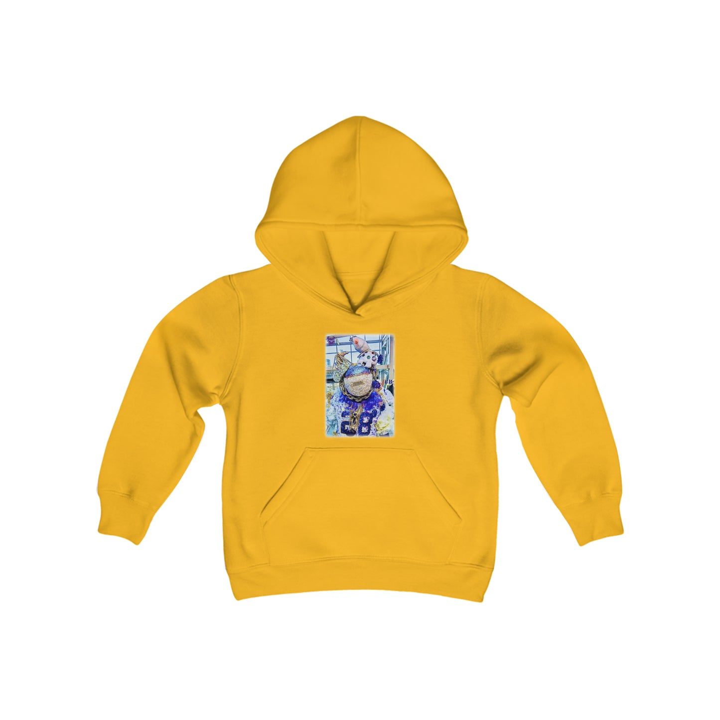 Youth Heavy Blend Hoodie - FANtastic - Winter Whiteout