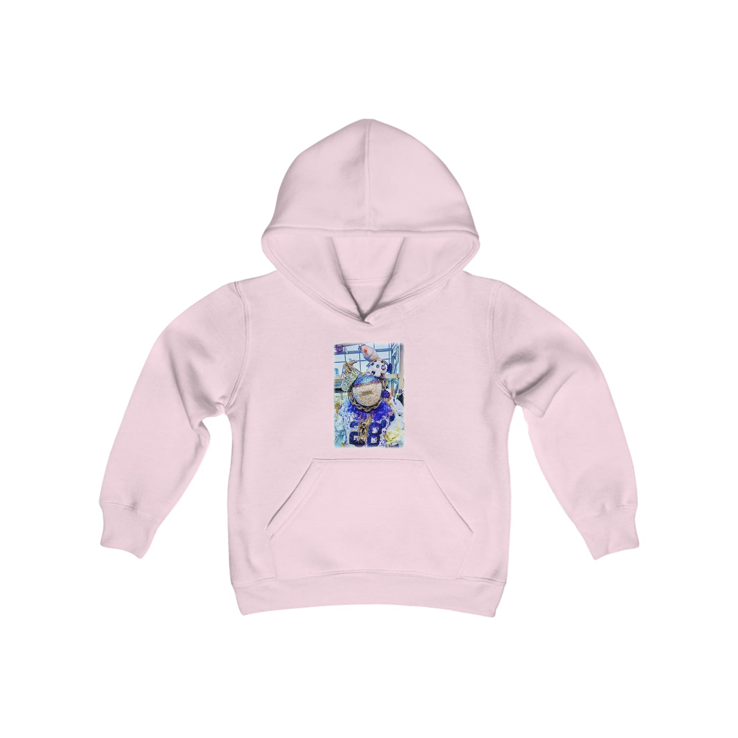Youth Heavy Blend Hoodie - FANtastic - Winter Whiteout
