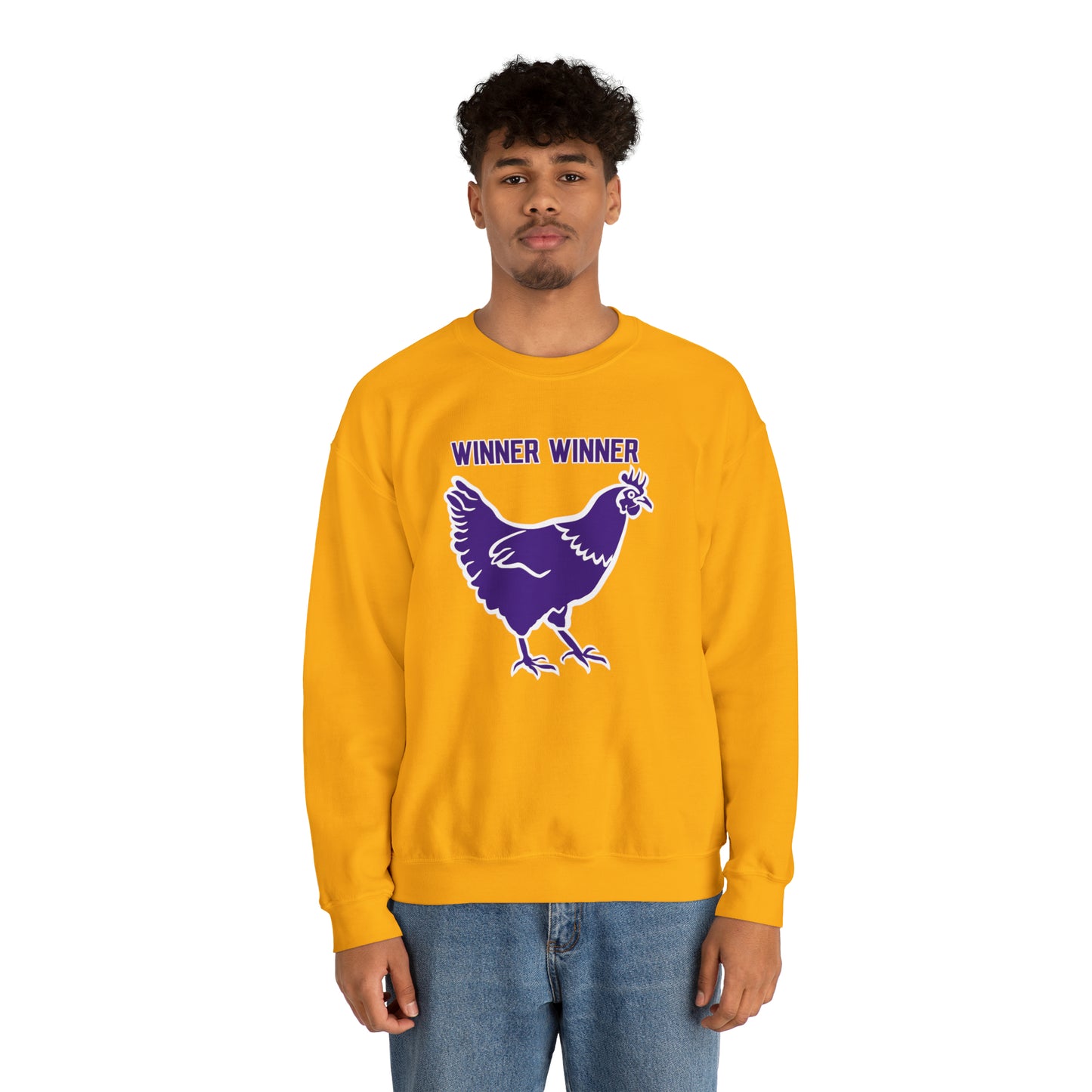 Unisex Heavy Blend™ Crewneck - Winner Winner Chicken Dinner