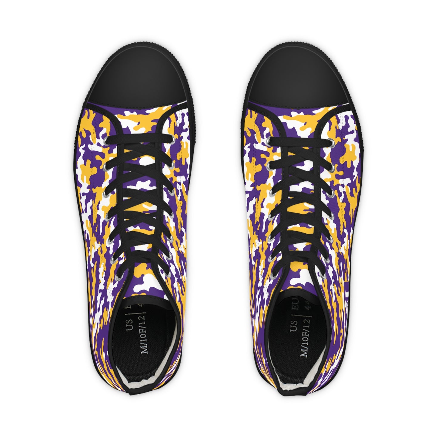 Men's High Top Sneakers - Camo