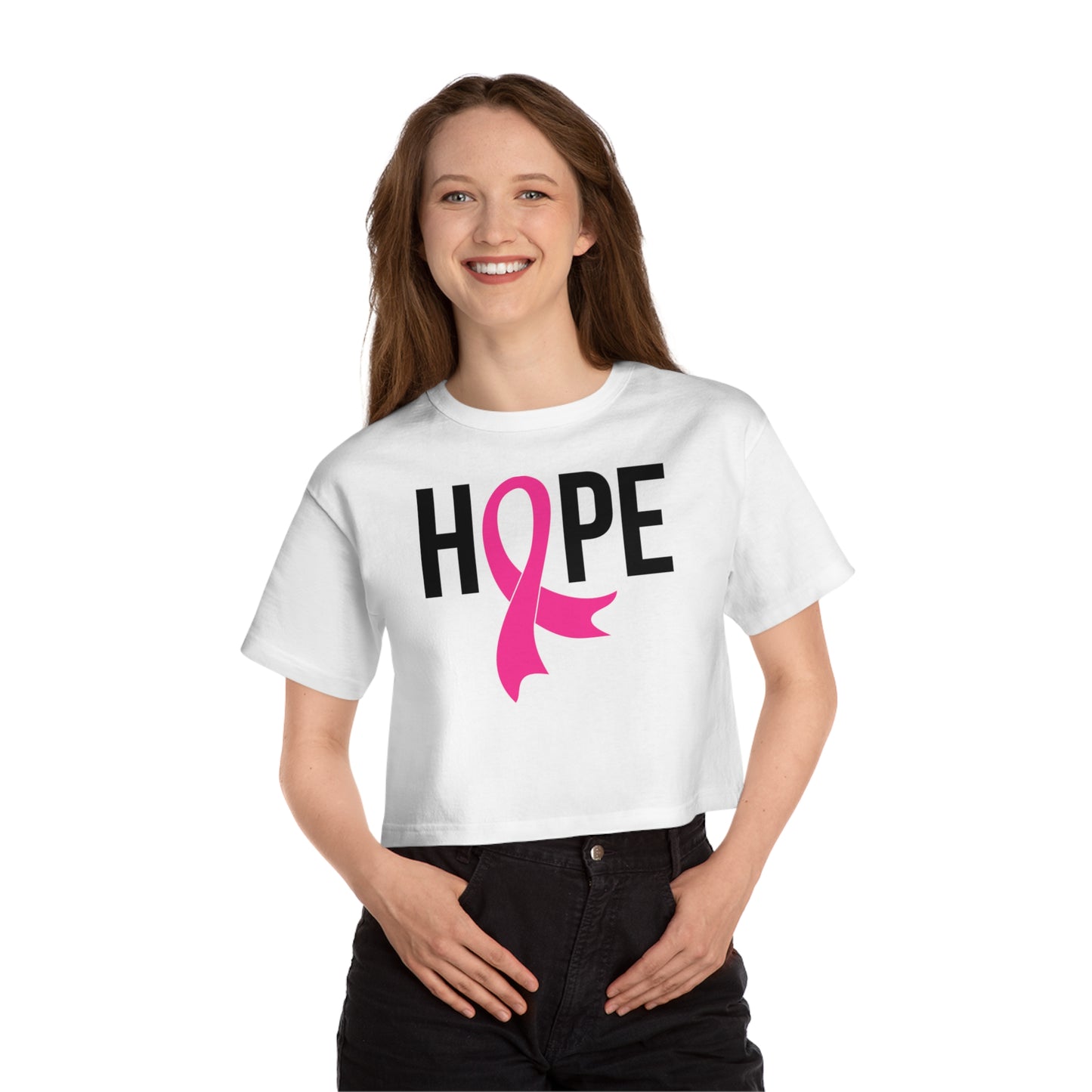 Women's Champion Heritage Cropped Top - Hope
