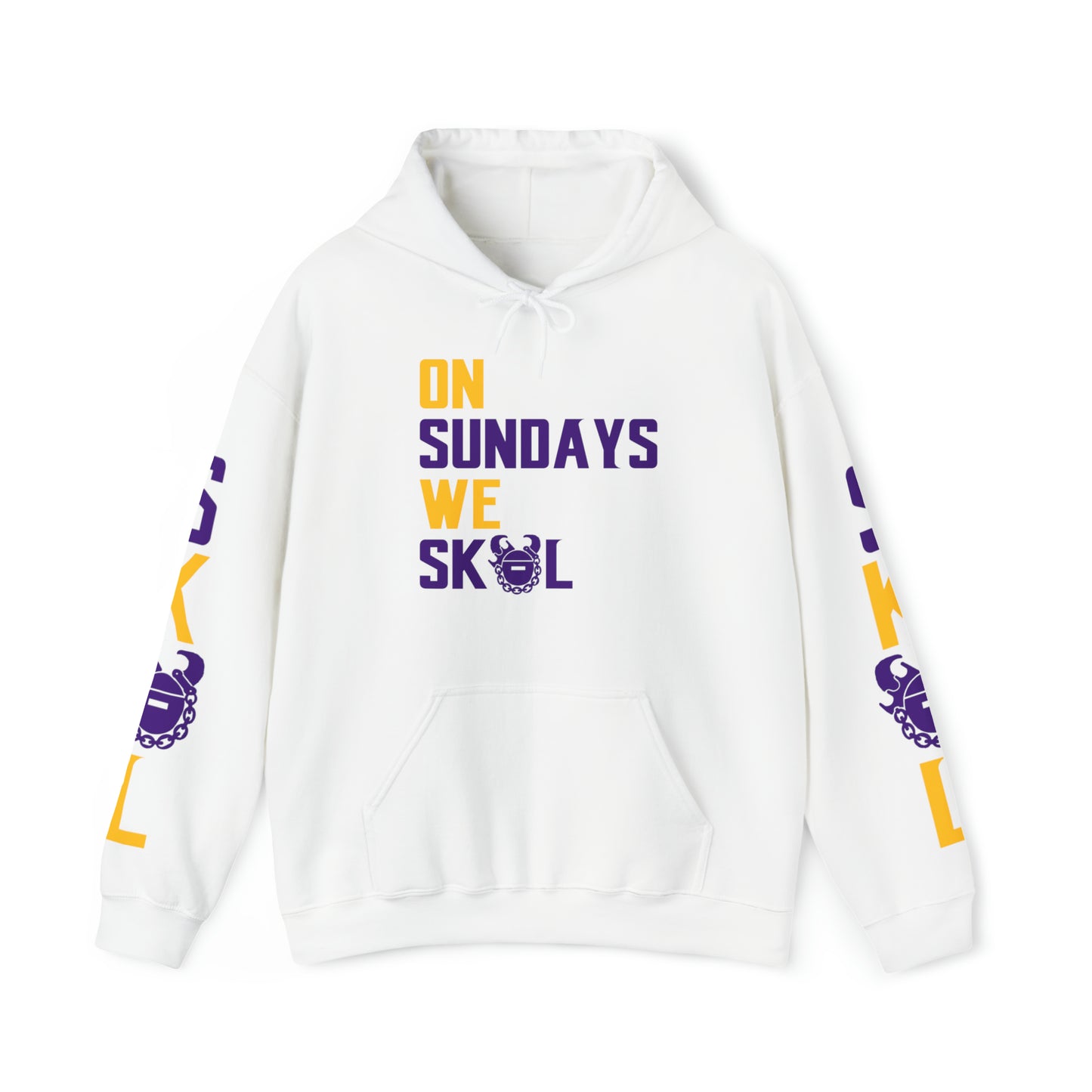 Unisex Heavy Blend™ Hooded Sweatshirt - On Sundays + The Original (Sleeves)
