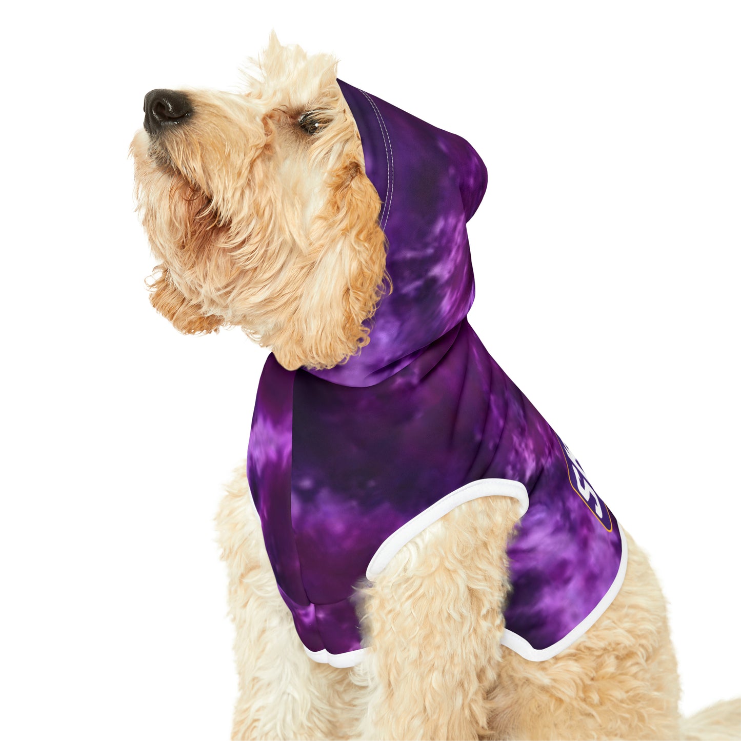 Pet Hoodie - Purple Tie-Dye