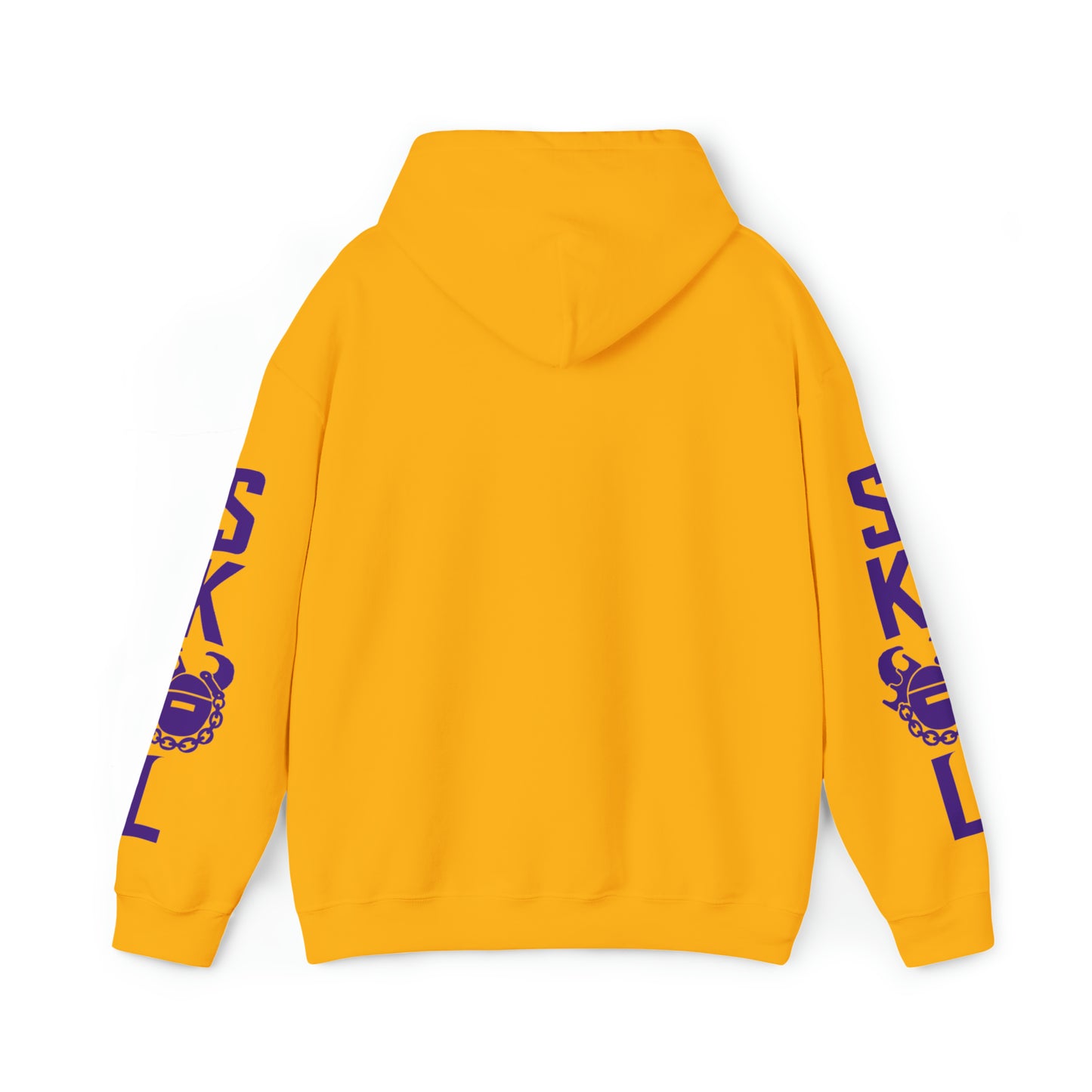 Unisex Heavy Blend™ Hooded Sweatshirt - Game Day Helmet + Original (Sleeves)