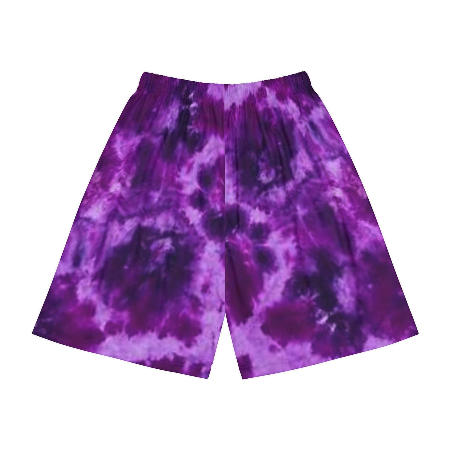 Men’s Sports Shorts - Purple Tie-Dye