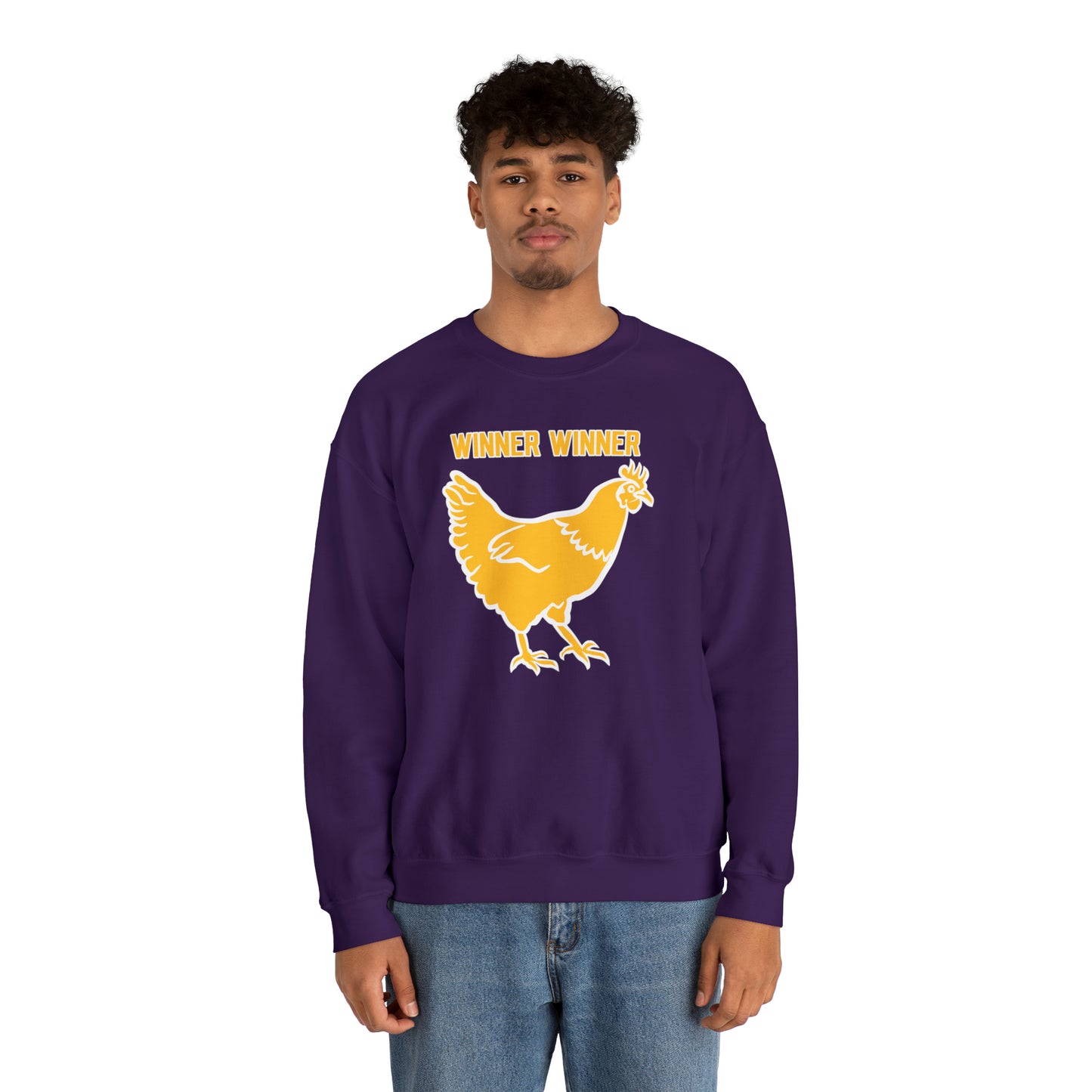 Unisex Heavy Blend™ Crewneck - Winner Winner Chicken Dinner