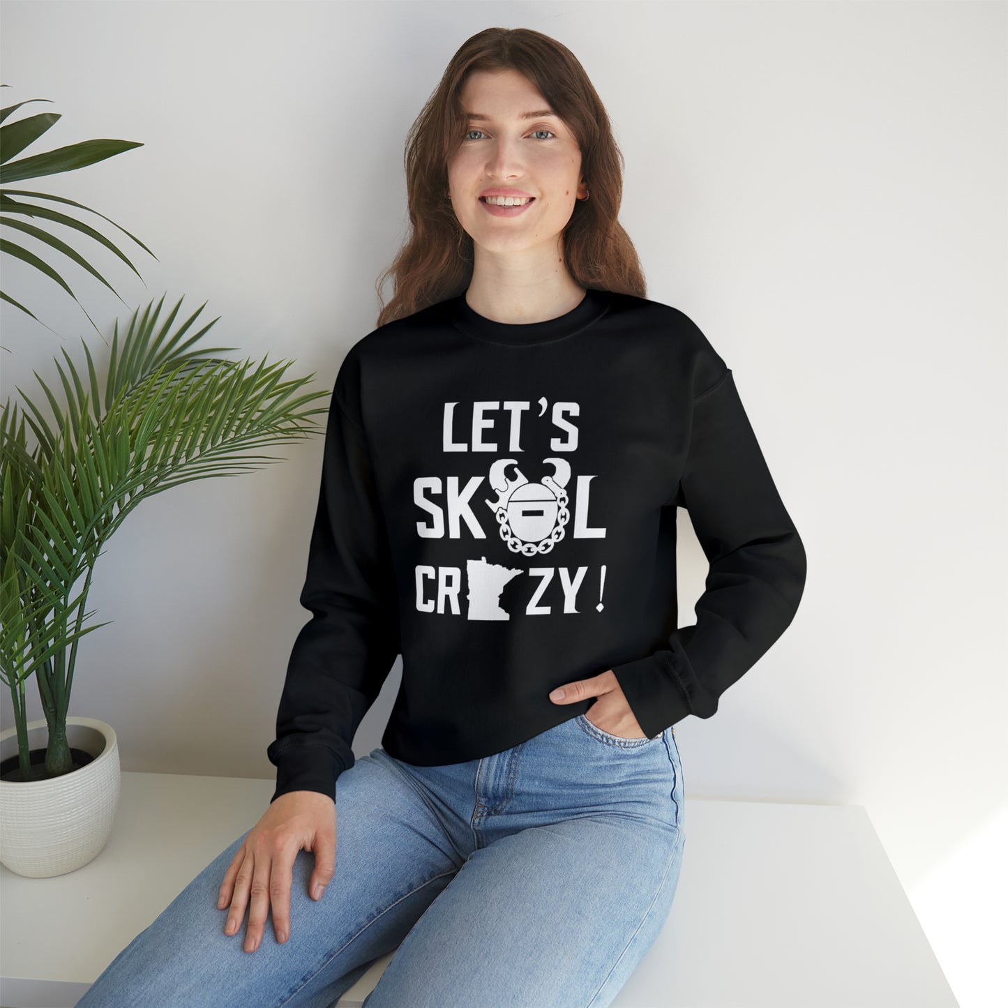 Unisex Heavy Blend™ Crewneck - Let's go Crazy!