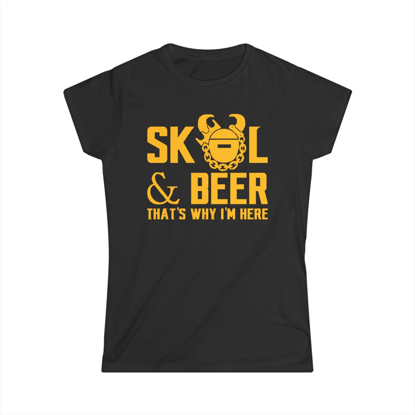 Women's Softstyle Tee - Football & BEER