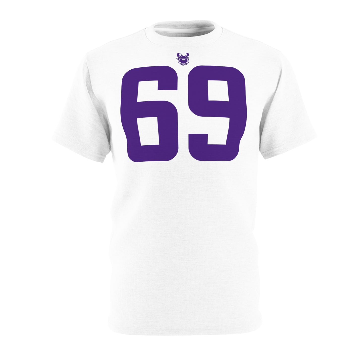 Unisex Cut & Sew Tee - White - Jersey #69