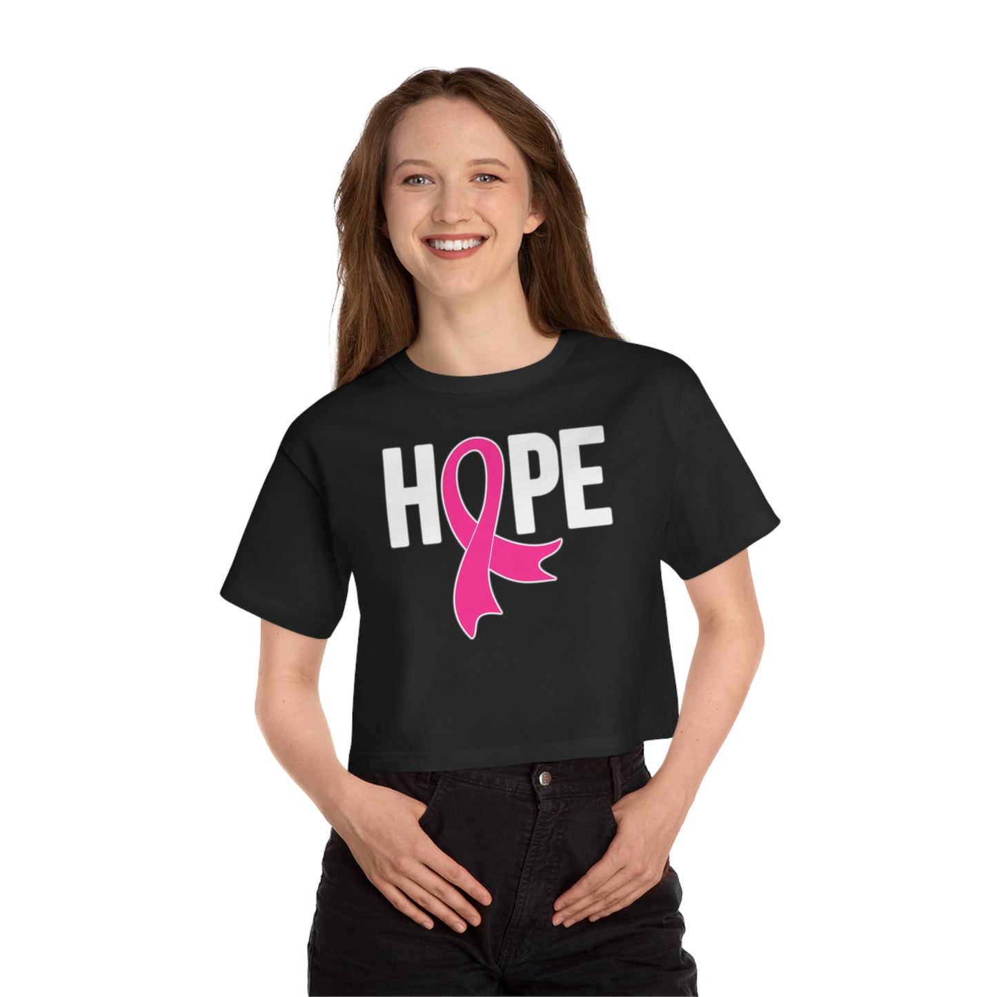 Women's Champion Heritage Cropped Top - Hope