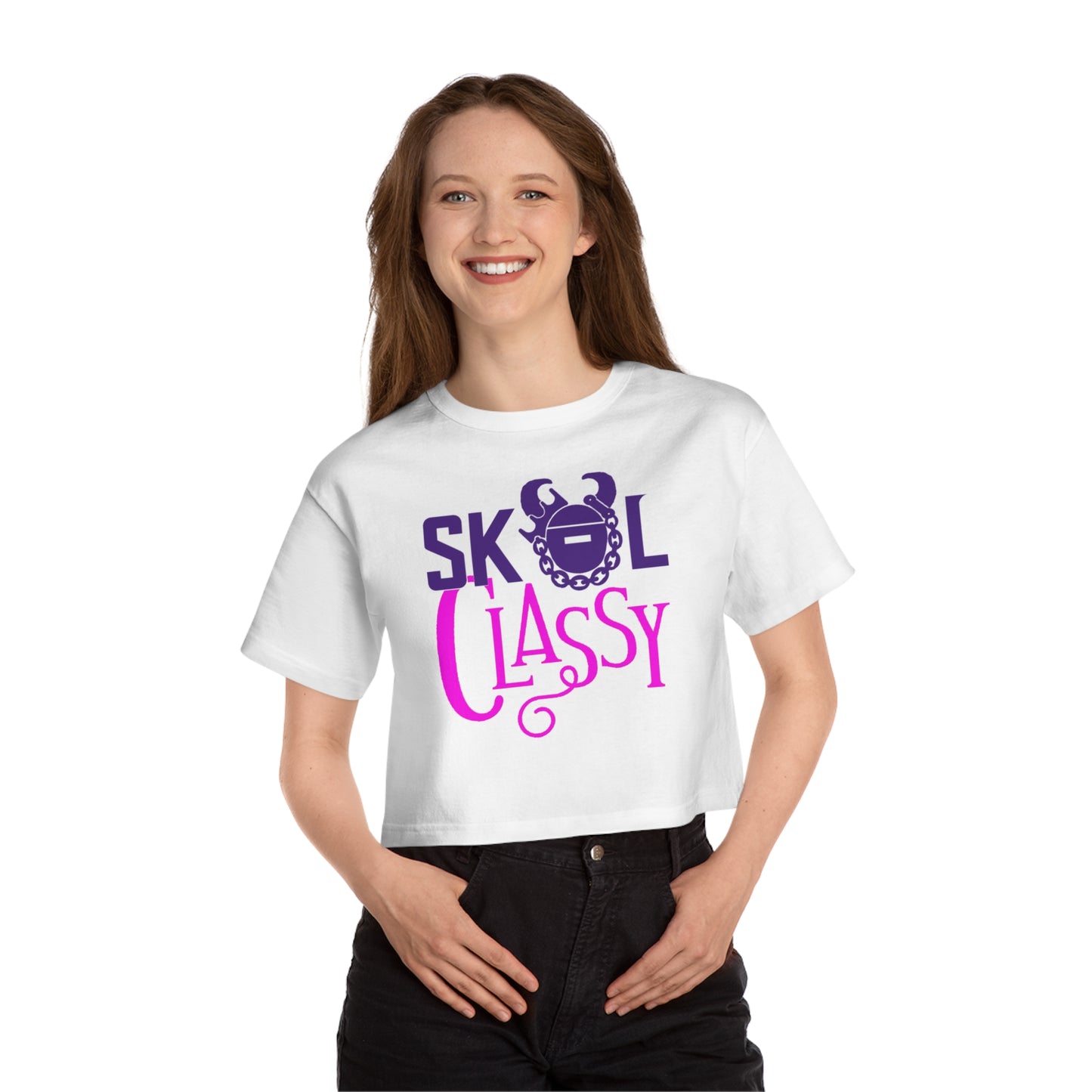 Women's Champion Heritage Cropped Top - Classy