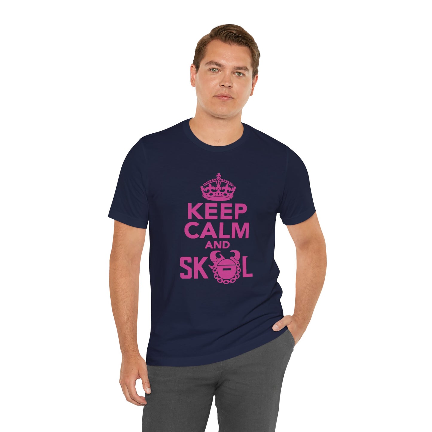 Unisex Jersey Short Sleeve Tee - Keep Calm