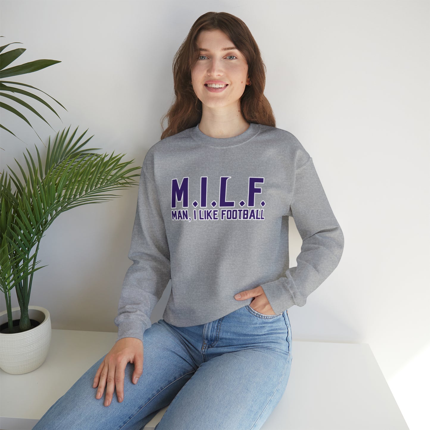 Unisex Heavy Blend™ Crewneck - M.I.L.F.