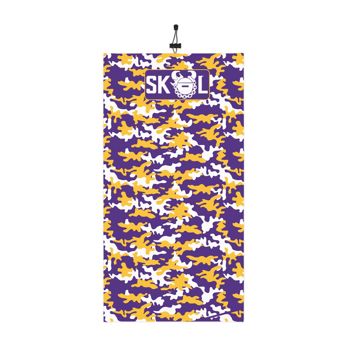 Winter Neck Gaiter With Drawstring - Camo