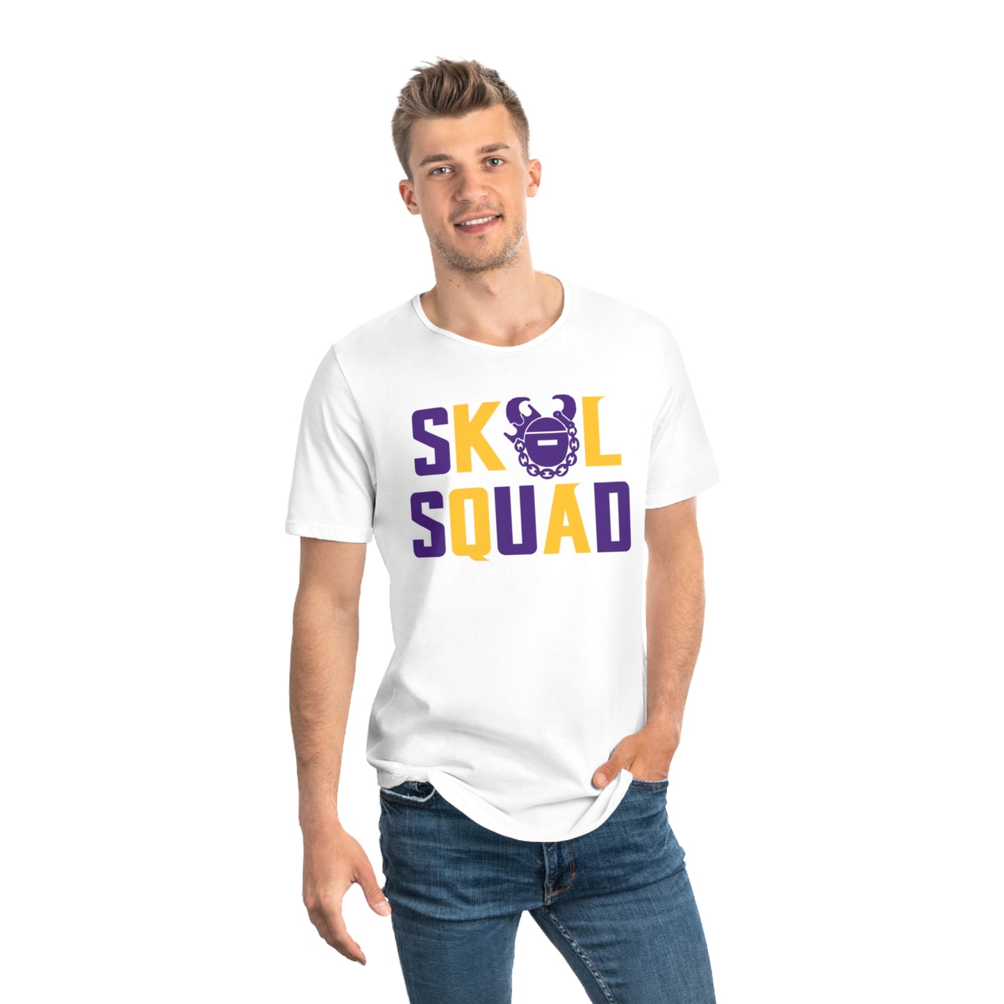 Men's Curved Hem Tee - SQUAD