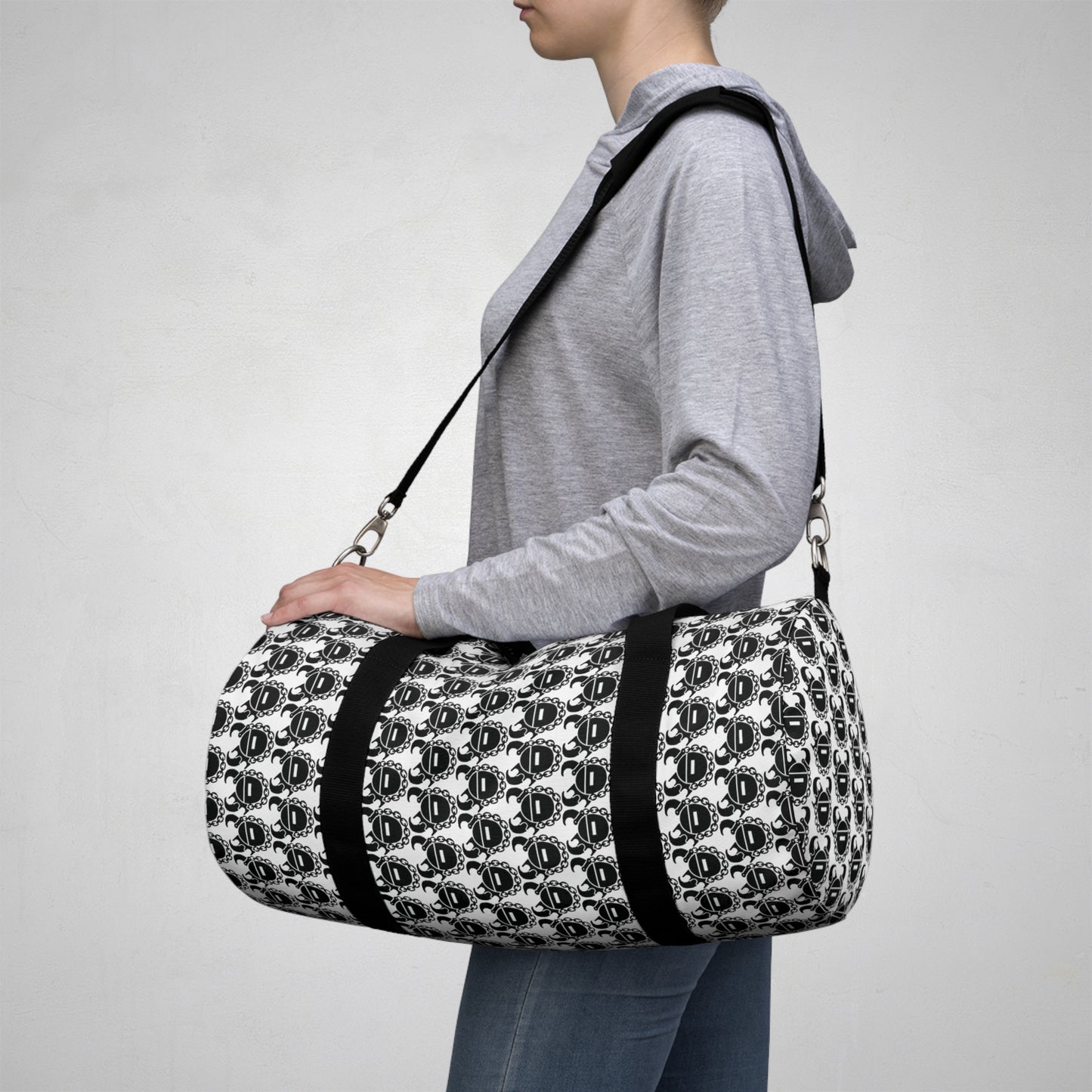 Duffel Bag - White/Black Helmets