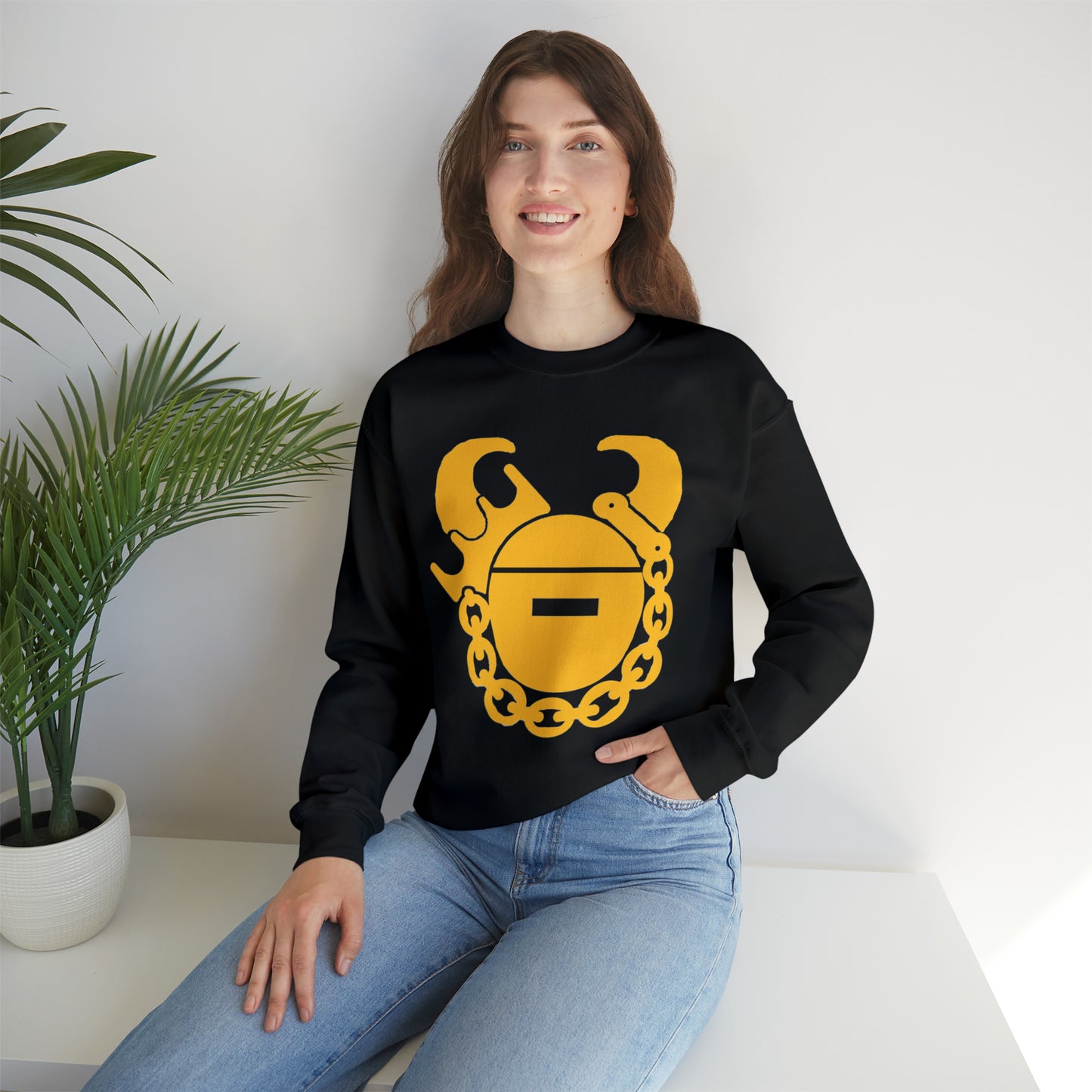 Unisex Heavy Blend™ Crewneck - Game Day Helmet