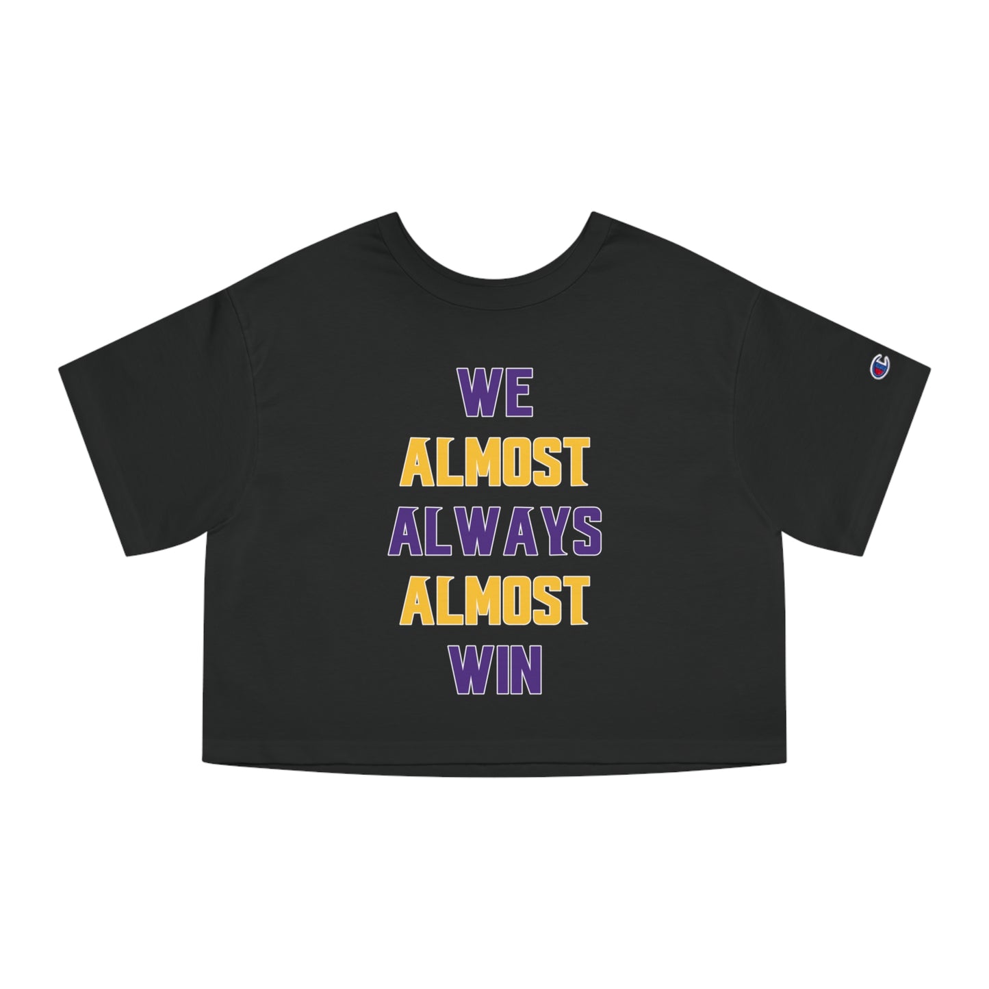 Women's Champion Heritage Cropped Top - ALMOST