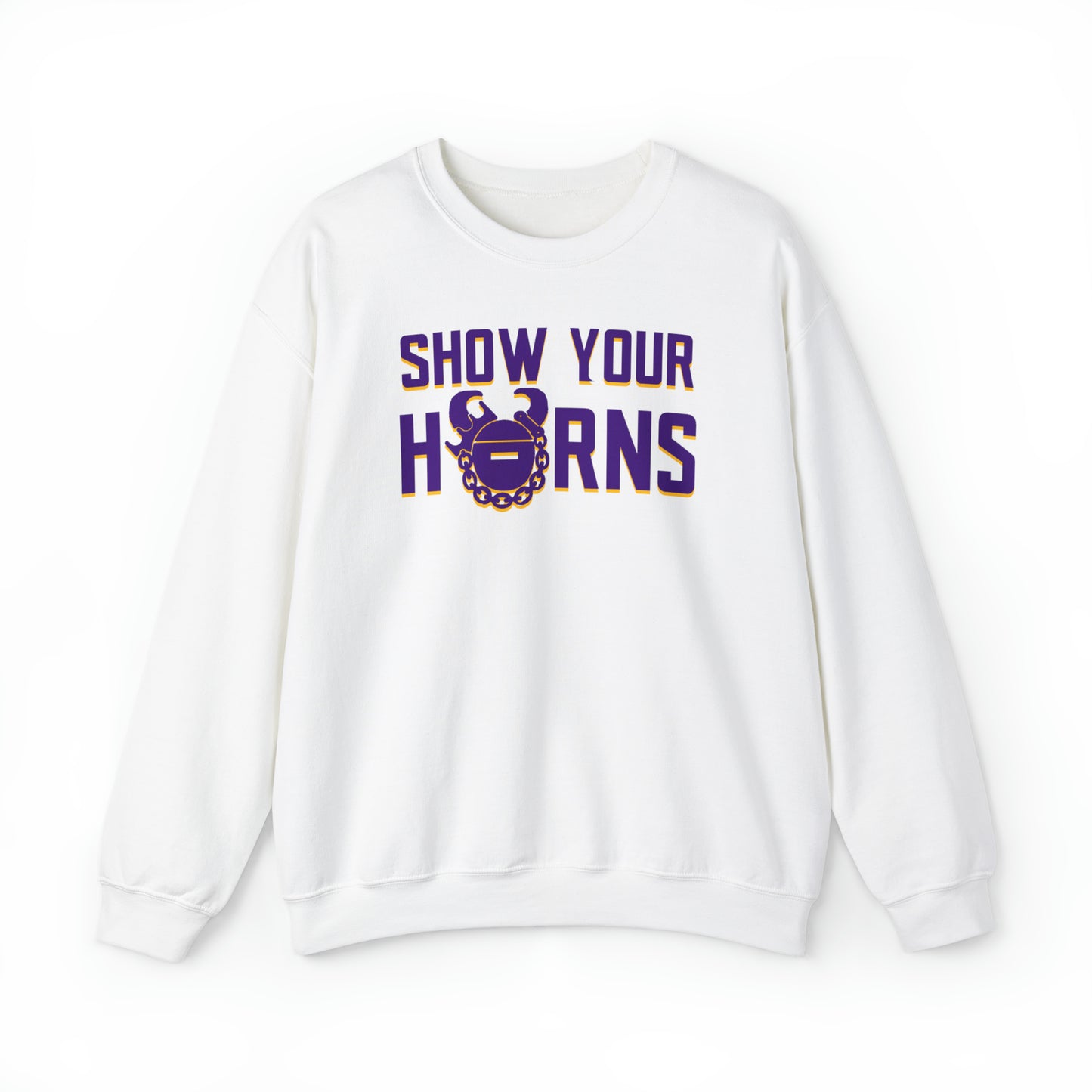 Unisex Heavy Blend™ Crewneck - Show Your Horns