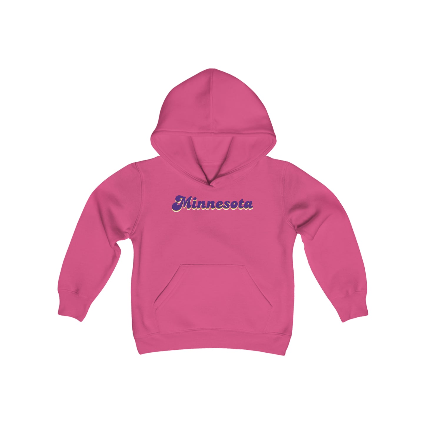 Youth Heavy Blend Hoodie - Minnesota (Retro)