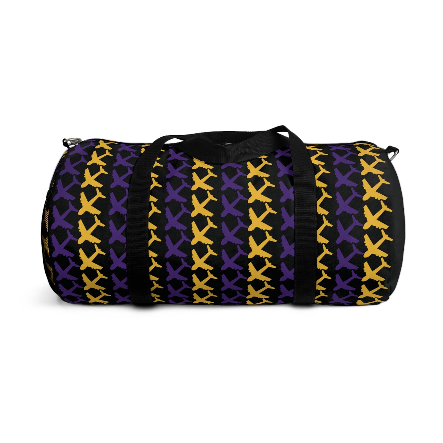 Duffel Bag - Jet Planes, Black - Jersey #18