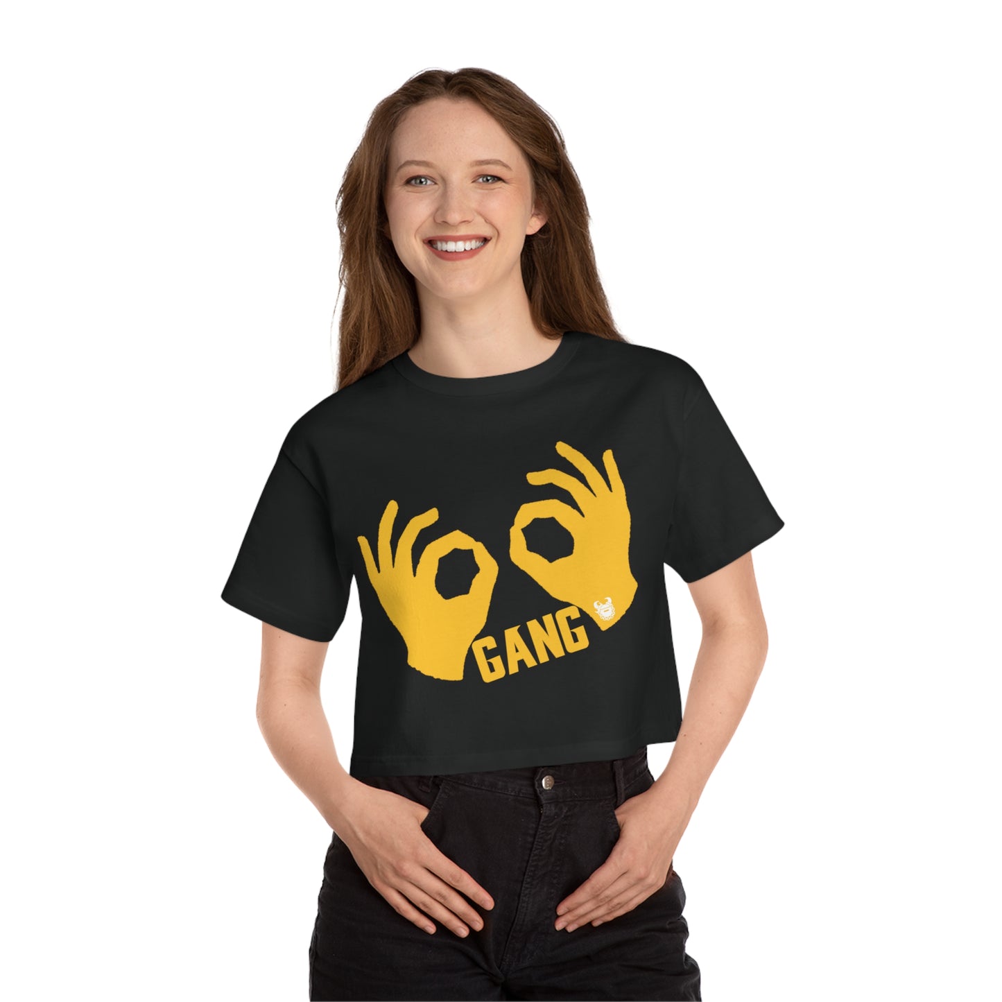 Women's Champion Heritage Cropped Top - Griddy Gang