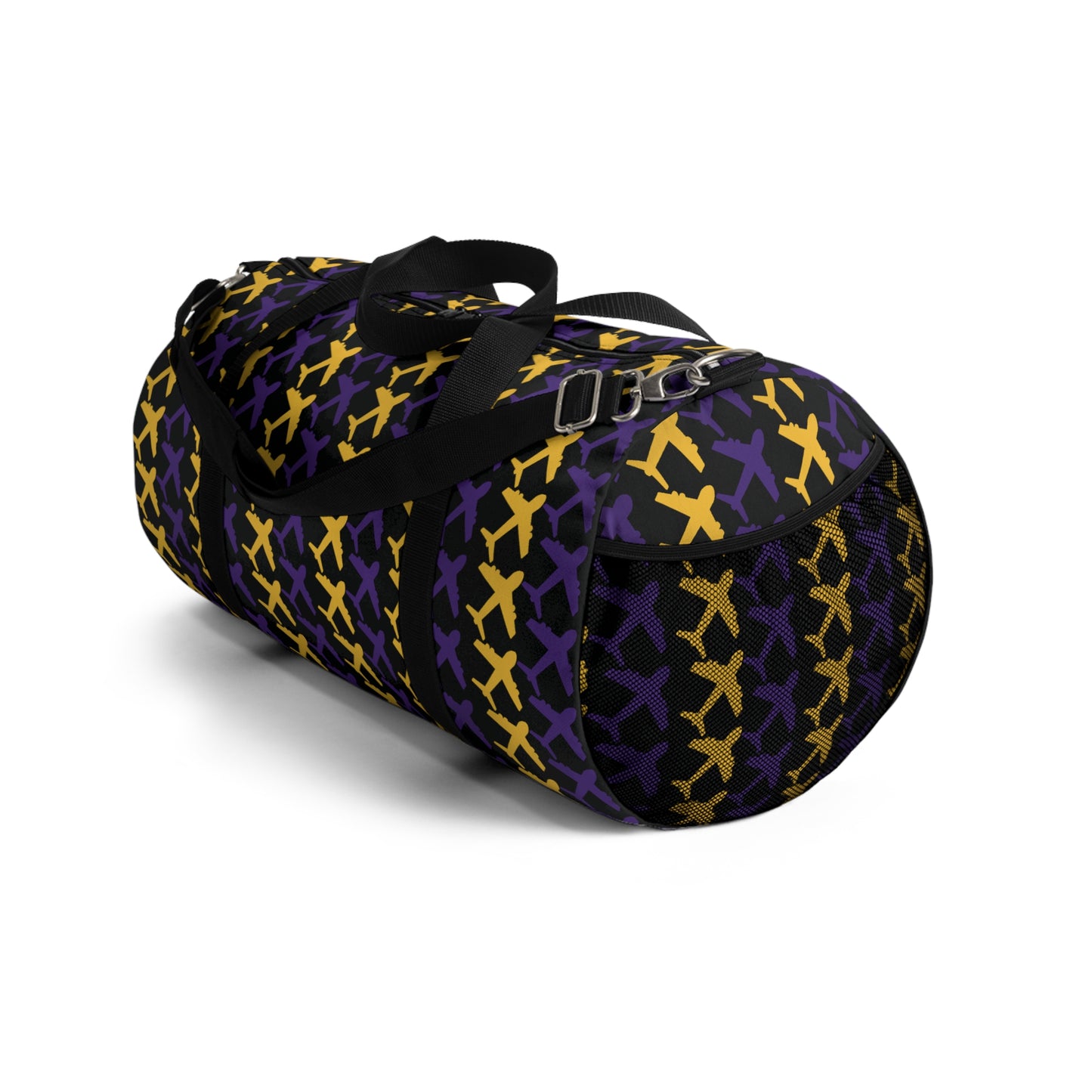 Duffel Bag - Jet Planes, Black - Jersey #18