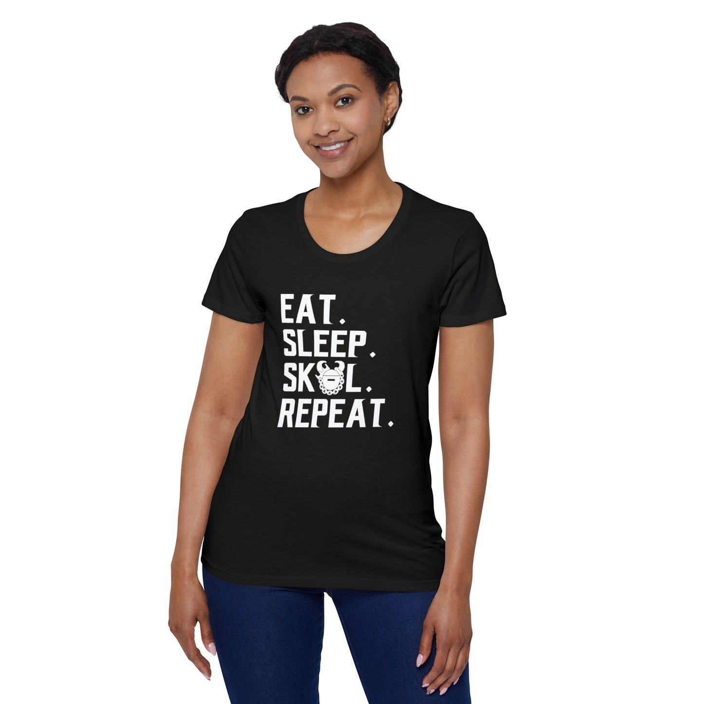 Women's Organic T - Eat. Sleep. Repeat.