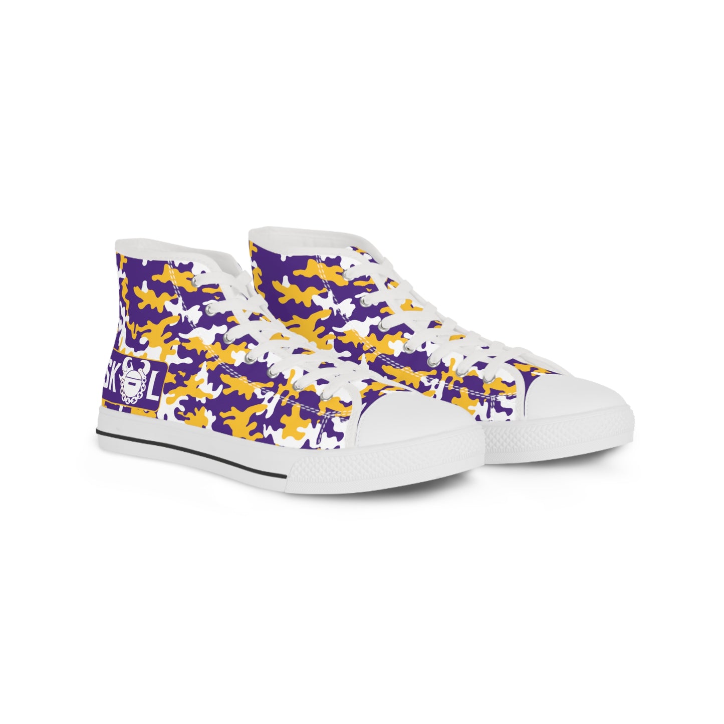 Men's High Top Sneakers - Camo