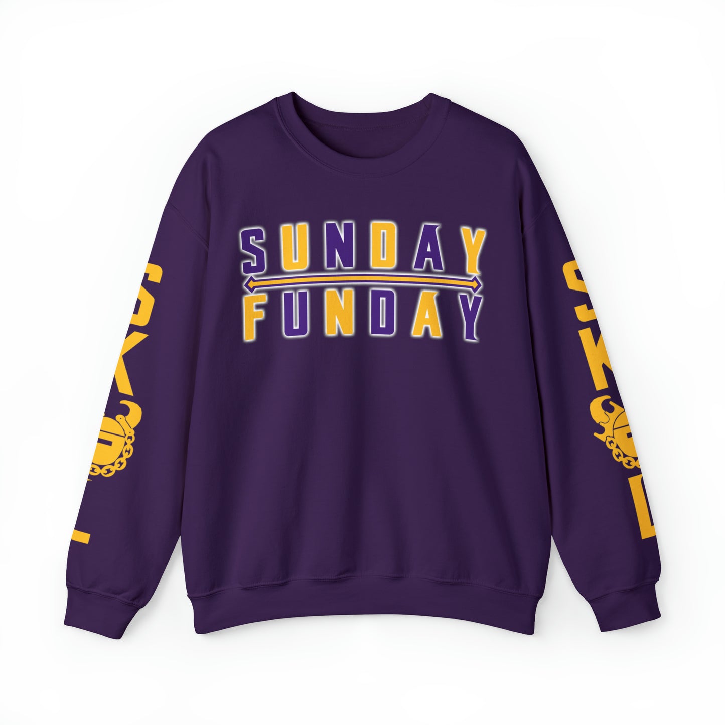 Unisex Heavy Blend™ Crewneck - Sunday FUNday + The Original (Sleeves)