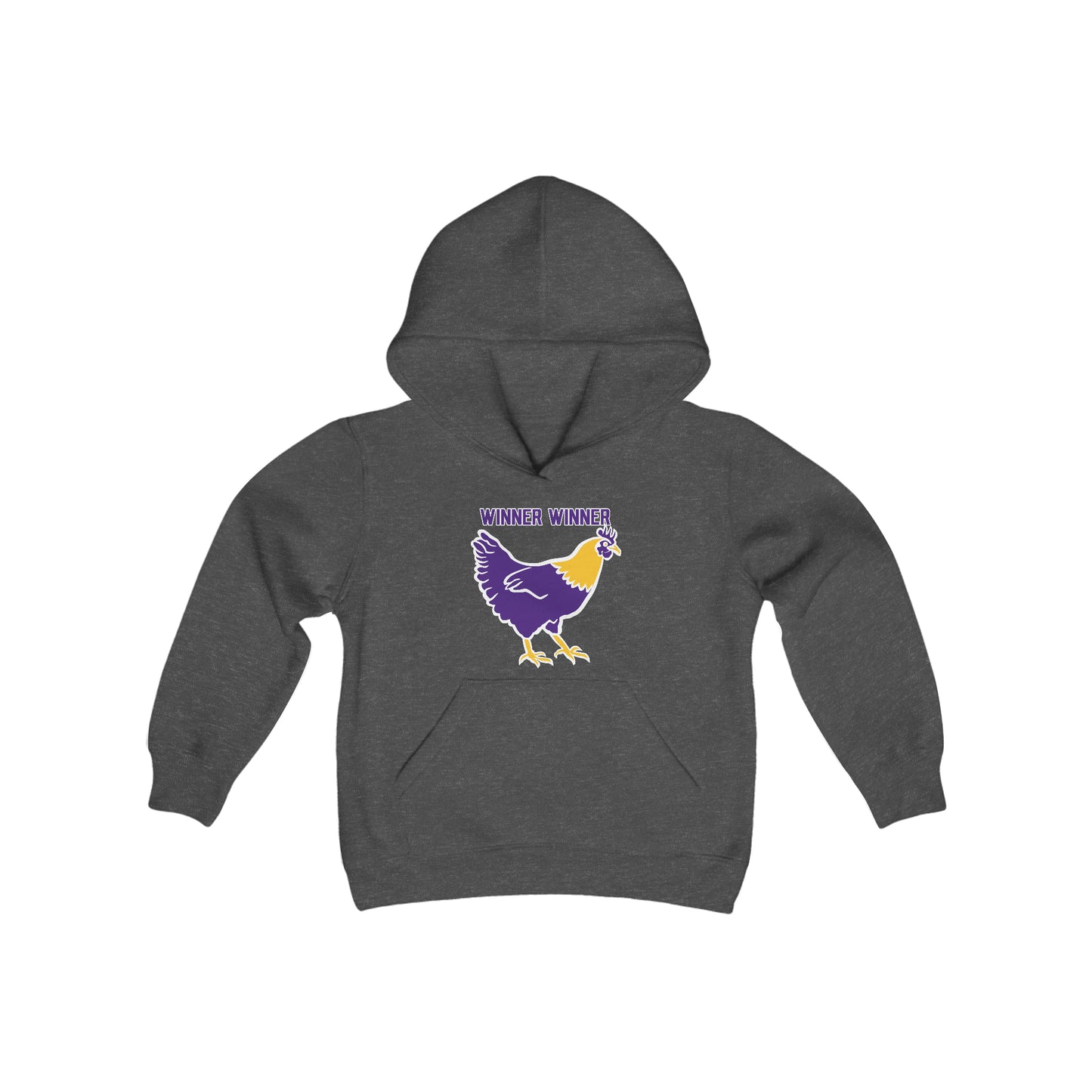 Youth Heavy Blend Hoodie - Winner Winner Chicken Dinner