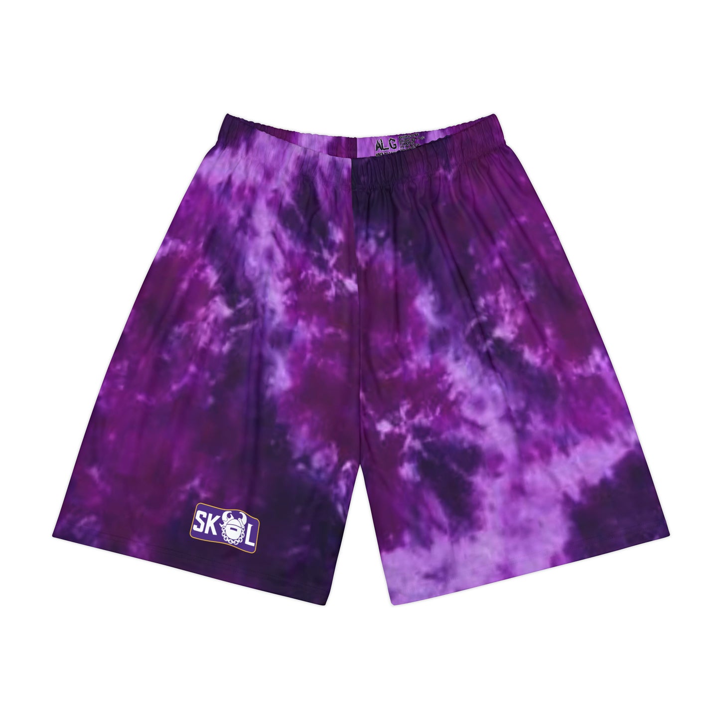 Men’s Sports Shorts - Purple Tie-Dye