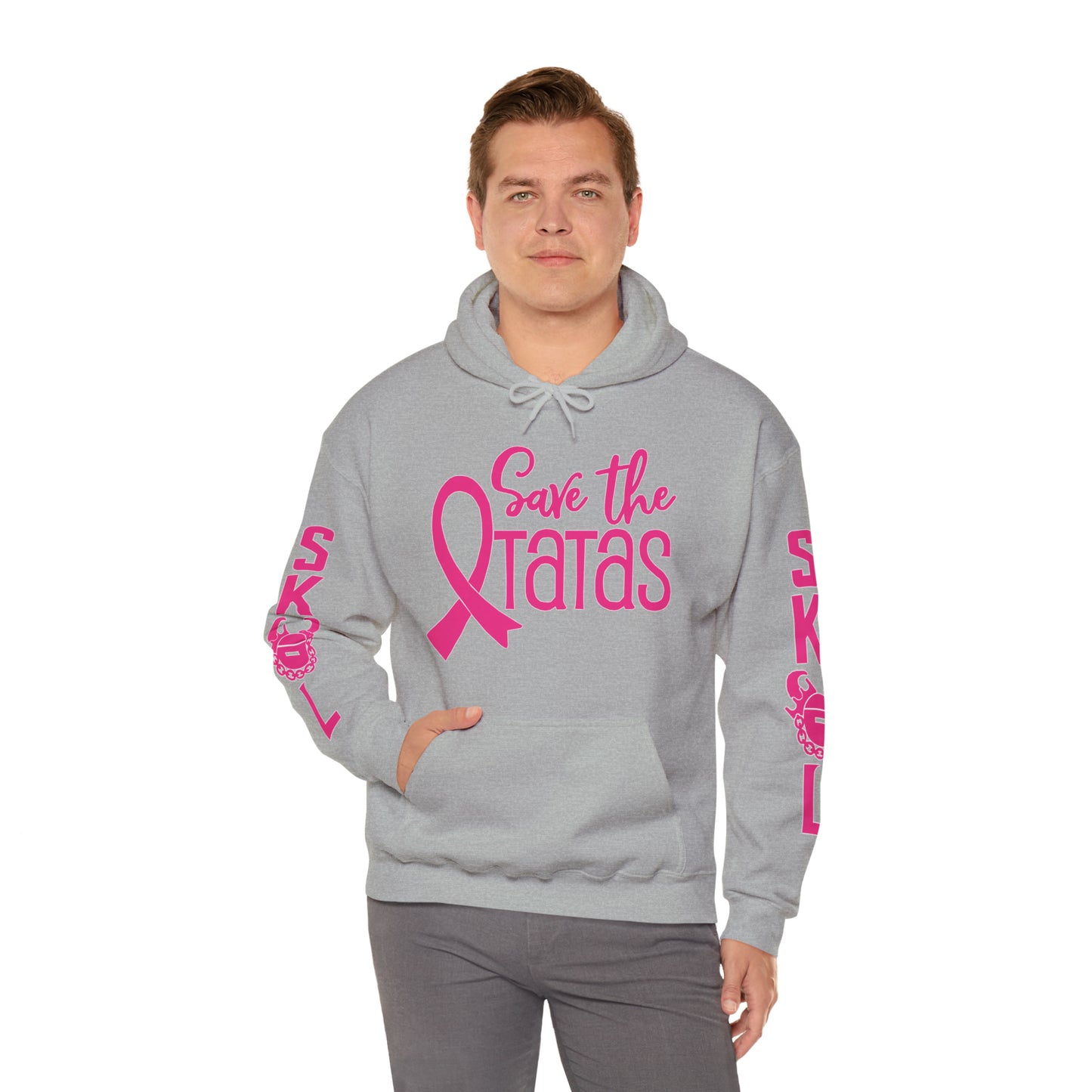 Unisex Heavy Blend™ Hooded Sweatshirt - Save the TaTas + Original (Sleeves)