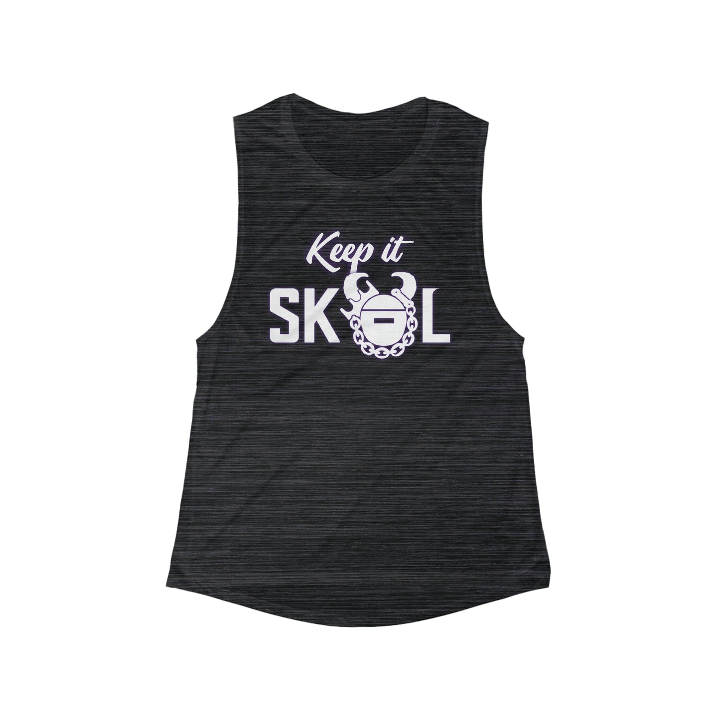 Women's Flowy Scoop Muscle Tank - Keep it Simple