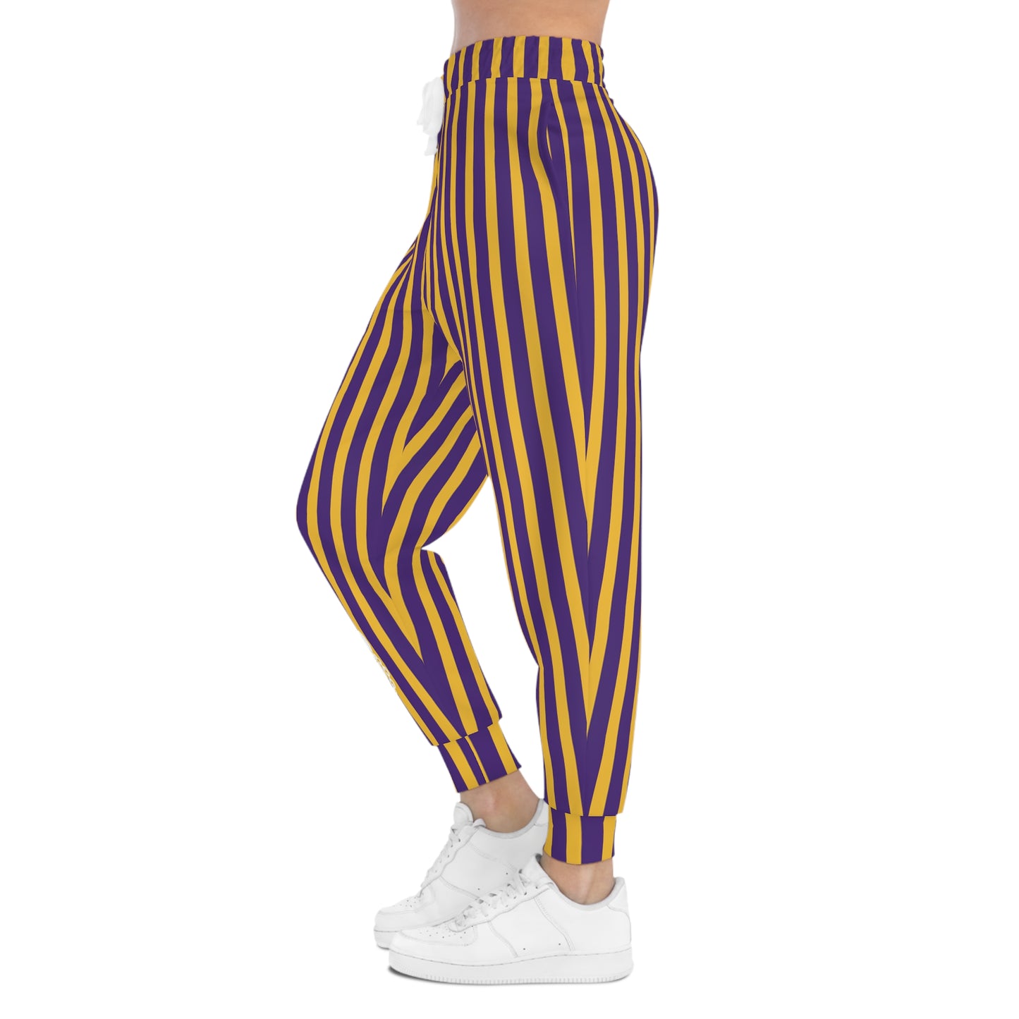 Unisex Athletic Joggers - Stripes
