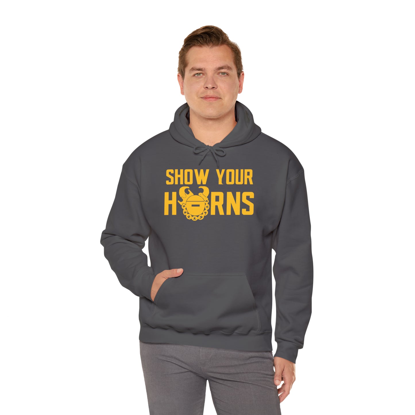 Unisex Heavy Blend™ Hoodie - Show Your Horns