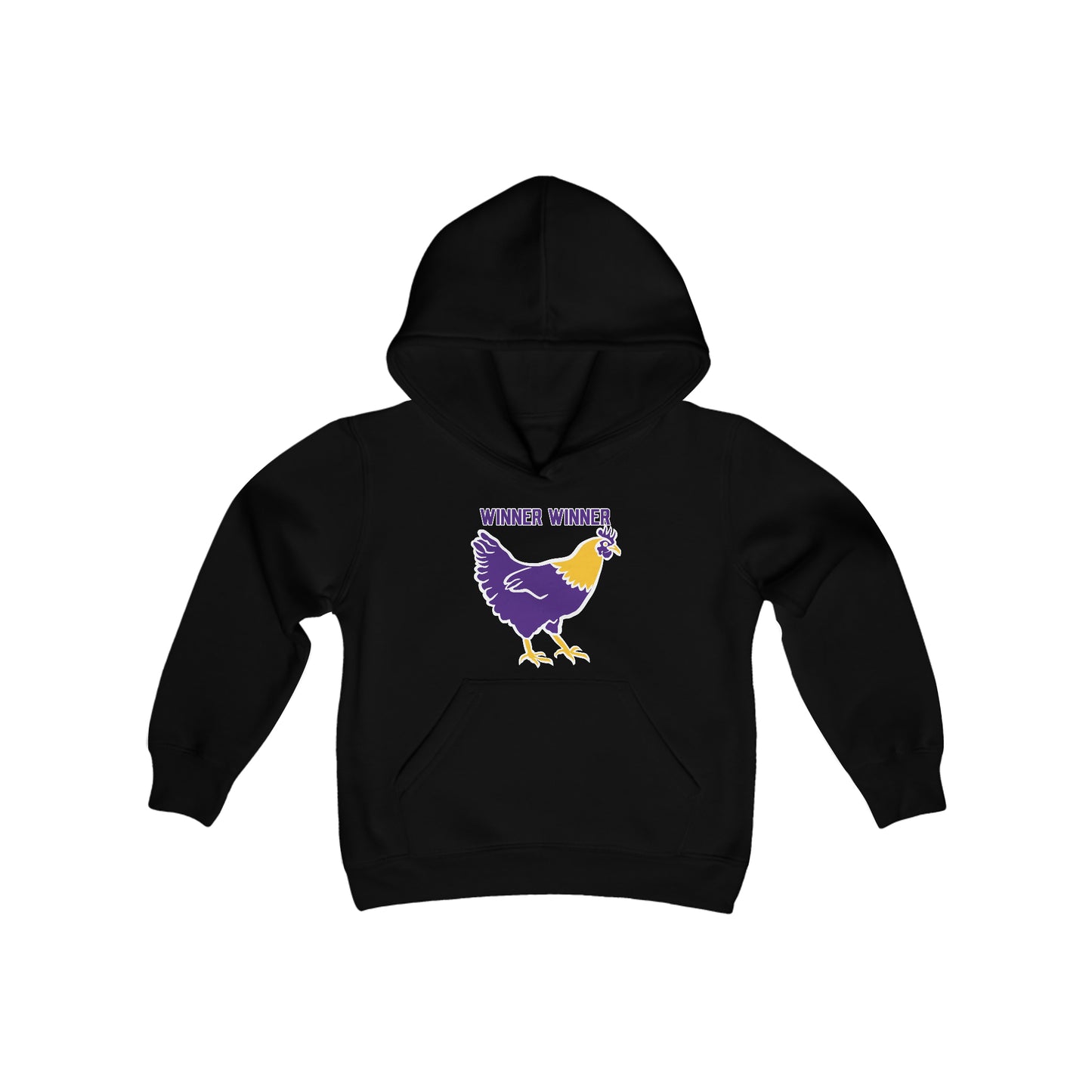 Youth Heavy Blend Hoodie - Winner Winner Chicken Dinner
