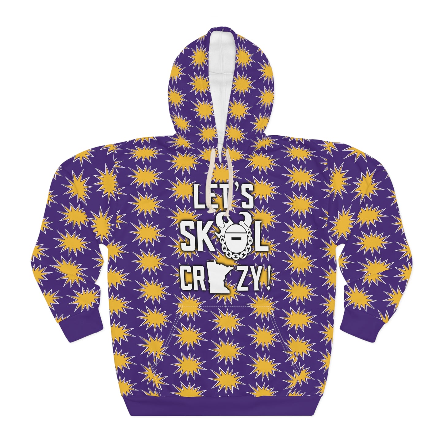 Unisex Pullover Hoodie - Booms - Let's go Crazy!