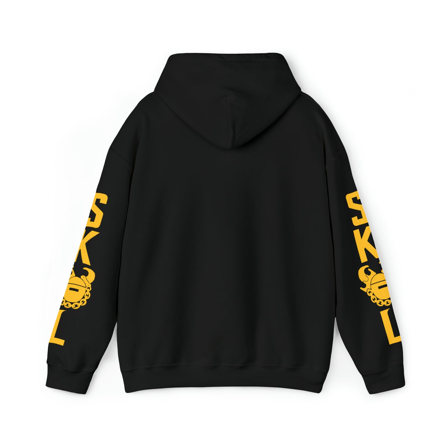 Unisex Heavy Blend™ Hooded Sweatshirt - Game Day Helmet + Original (Sleeves)