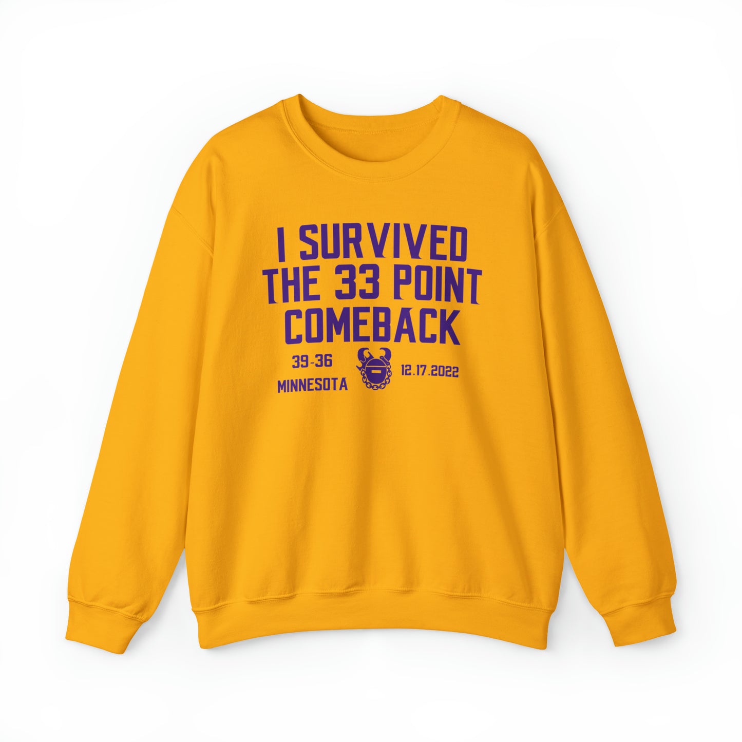 Unisex Heavy Blend™ Crewneck - Survived the 33 Point Comeback