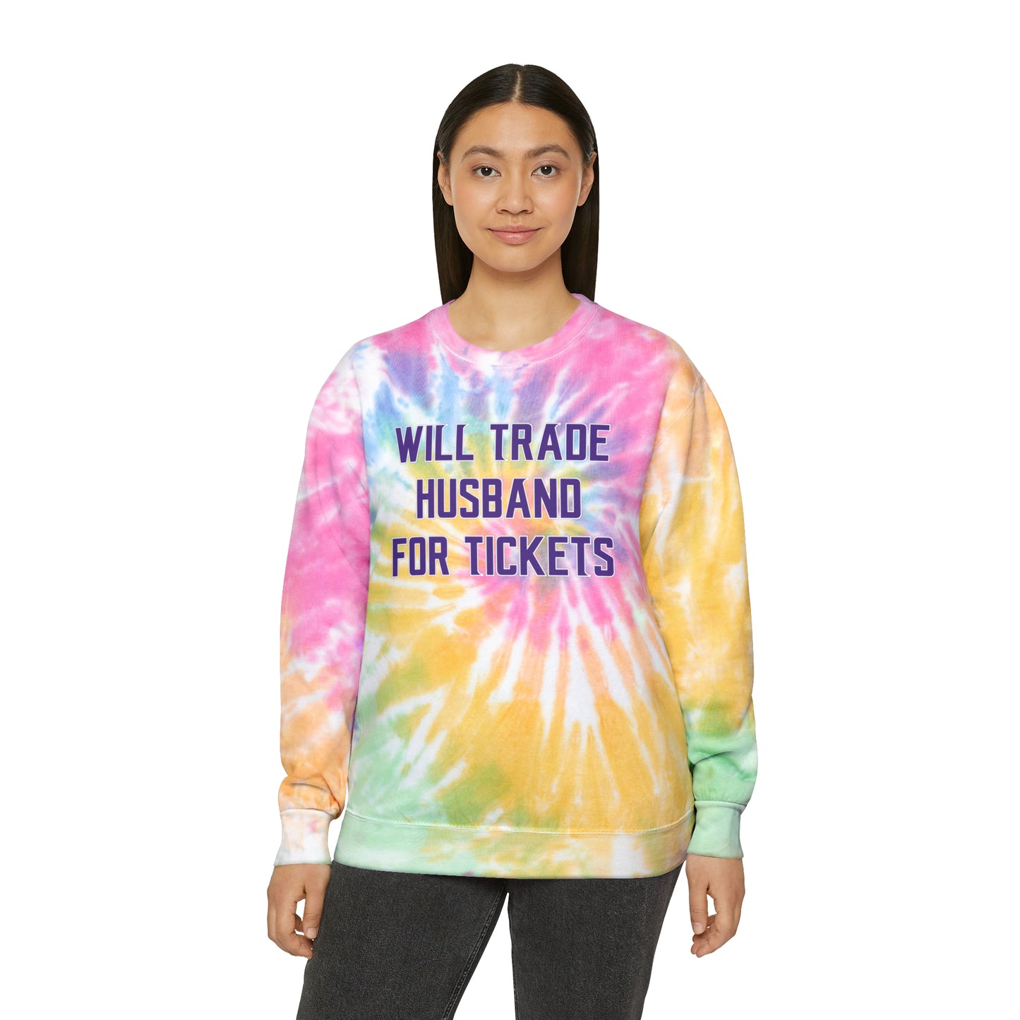 Tie-Dye Crewneck - Husband for Tickets