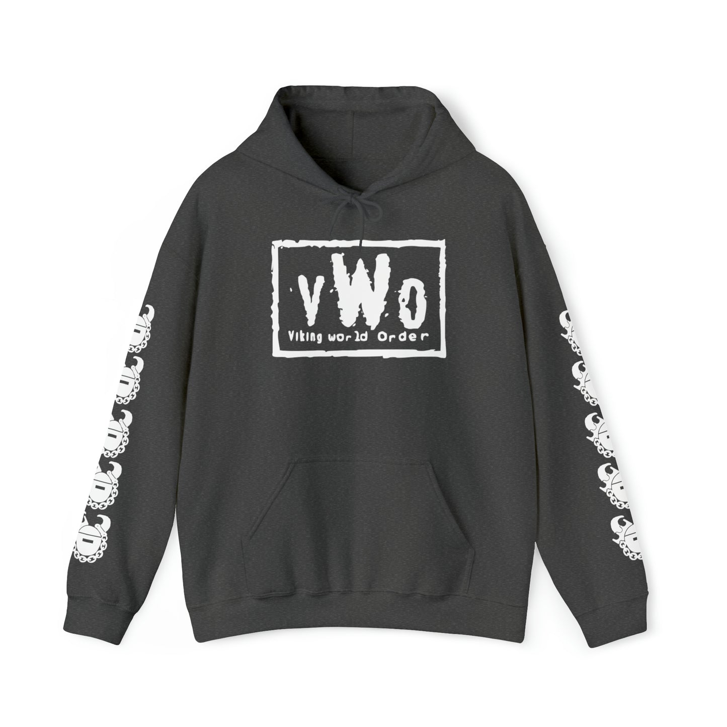 Unisex Heavy Blend™ Hooded Sweatshirt - VWO (Framed) + Game Day Helmet (Sleeves)